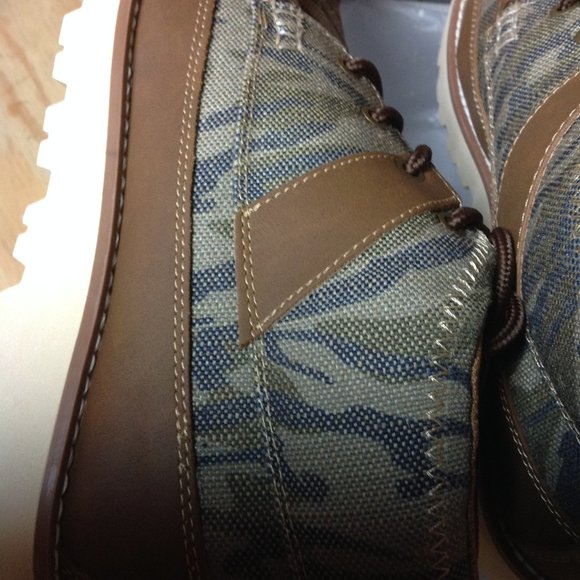 Sun + Stone Men's Kohen Camo Printed Lace Up Chukka Boots 11.5M New in Box - Picture 4 of 13